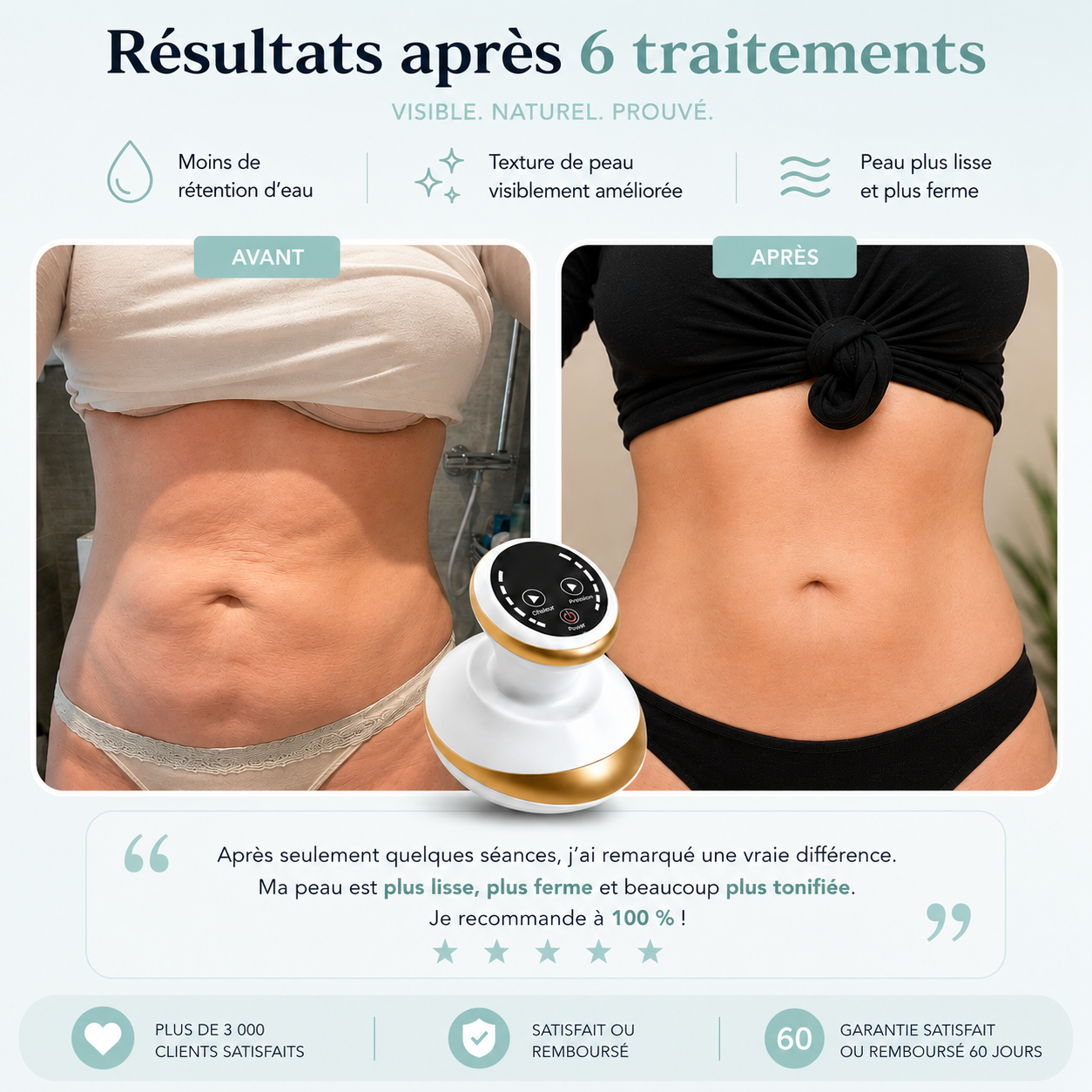 Rituea Sculpt™ I Une peau plus lisse et un corps visiblement raffermi depuis chez vous