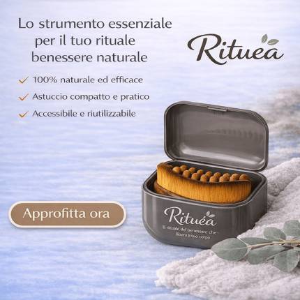 Rituéa I Spazzola per massaggio linfatico