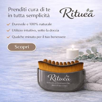 Rituéa I Spazzola per massaggio linfatico