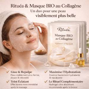6 Masques au Bio-Collagène - Hydratation Intense