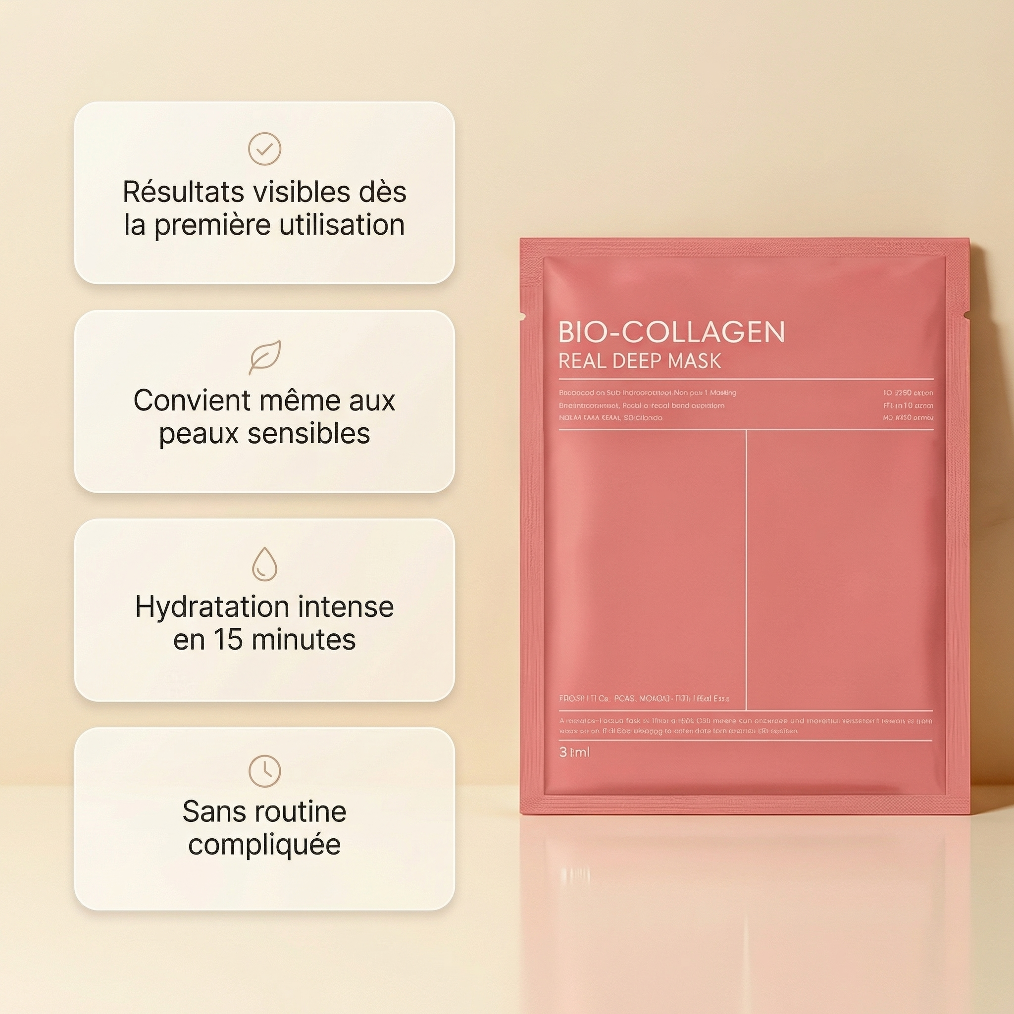 Rituéa — 6 Masques Éclat & Hydratation Intense