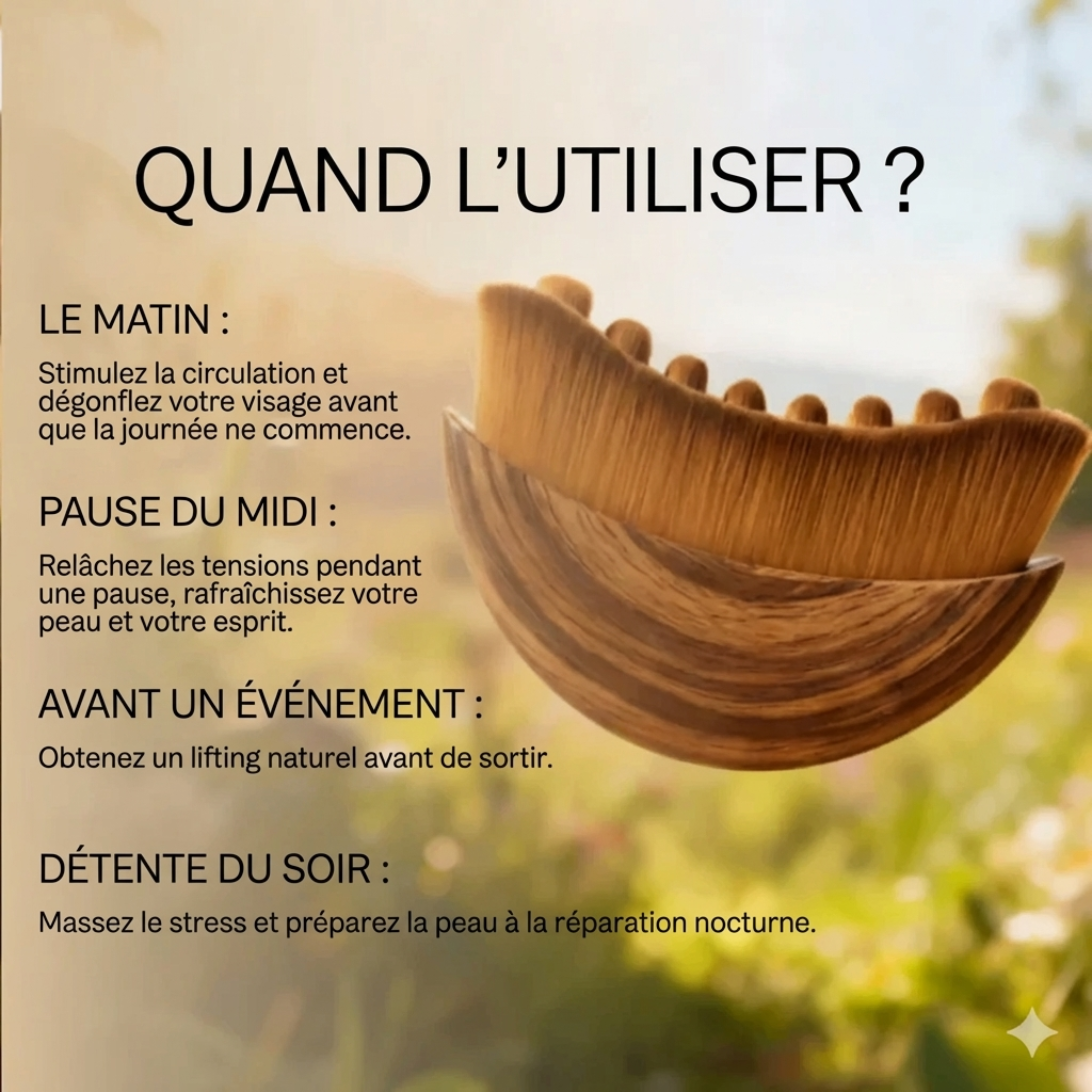 Rituéa I Brosse de massage lymphatique