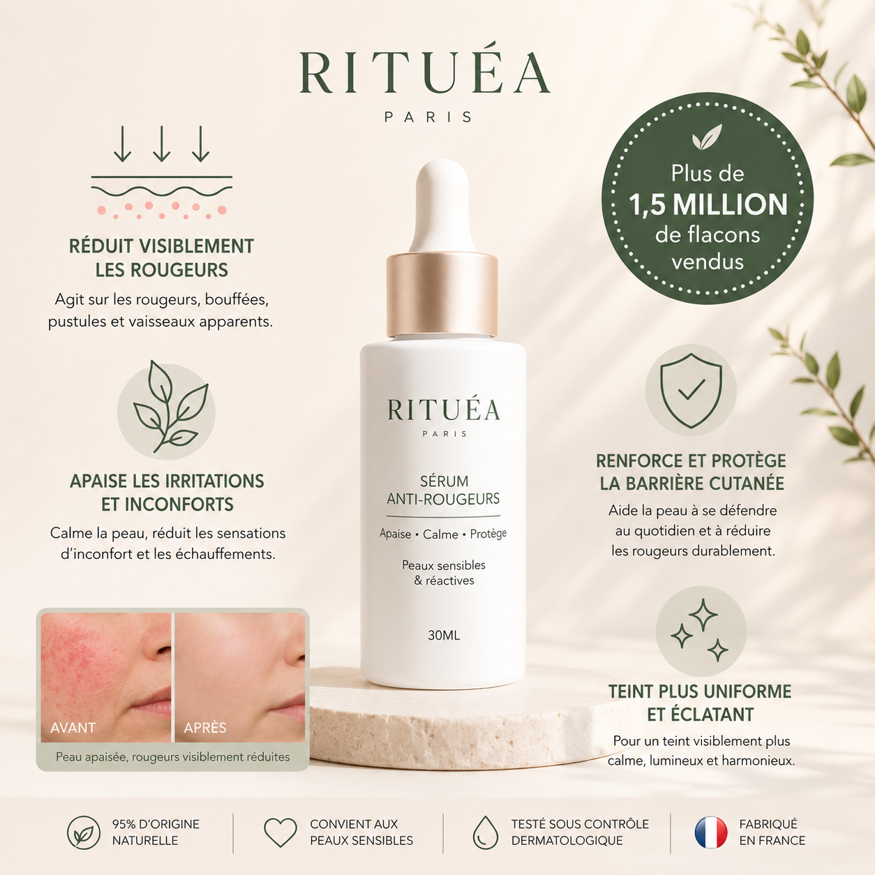 Rituéa Sérum Anti-Rougeurs
